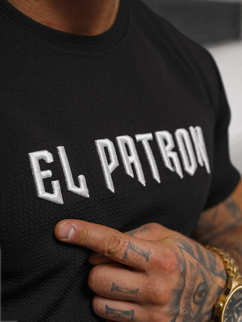 Tricou bărbați negru OZONEE O/T7283