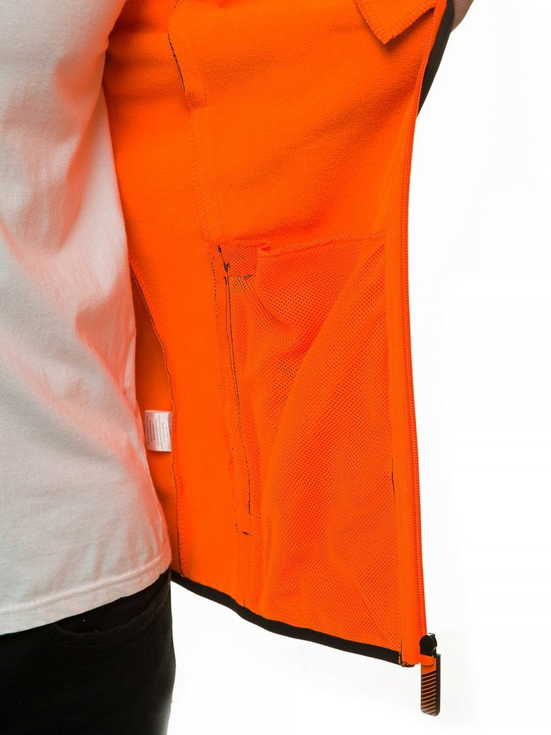 Jachetă bărbați SOFTSHELL neagră OZONEE JS/KS2185