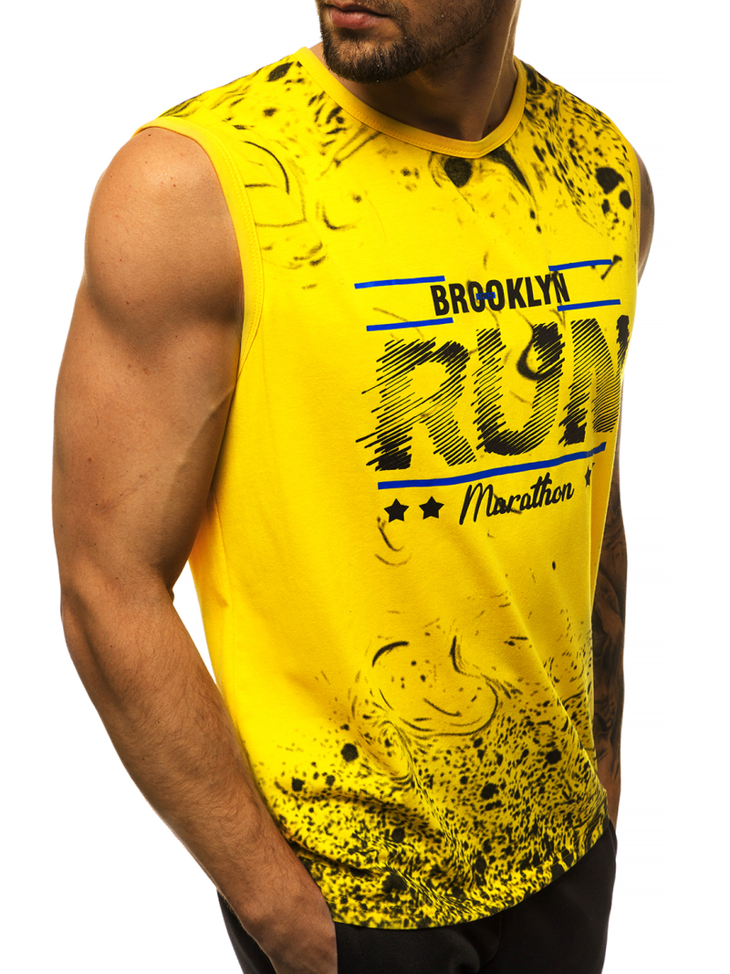 Maiou bărbați galben OZONEE JS/KS2075