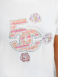 Tricou femei alb OZONEE JS/95T2552/1