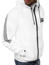 OZONEE N/5687 Jachetă bărbați albă