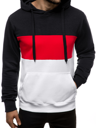 Hanorac cu glugă bărbați alb OZONEE JS/JZ11059