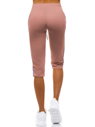 Pantaloni de training femei roz deschis OZONEE JS/1021/B16