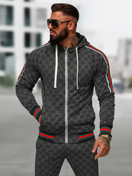 Compleu sport bărbaţi negru OZONEE O/FF5111AB