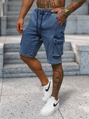 Pantaloni scurti bărbați albaștri OZONEE NB/MP0313B