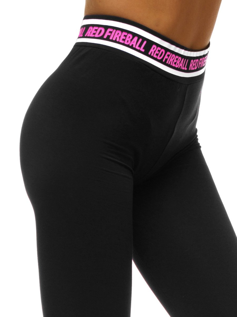 Colanţi femei roz-negru OZONEE O/82351