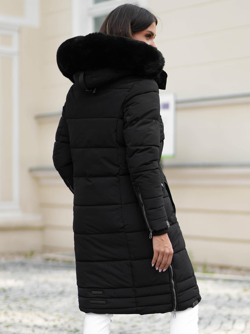 Geacă de femei neagra OZONEE O/W377Z