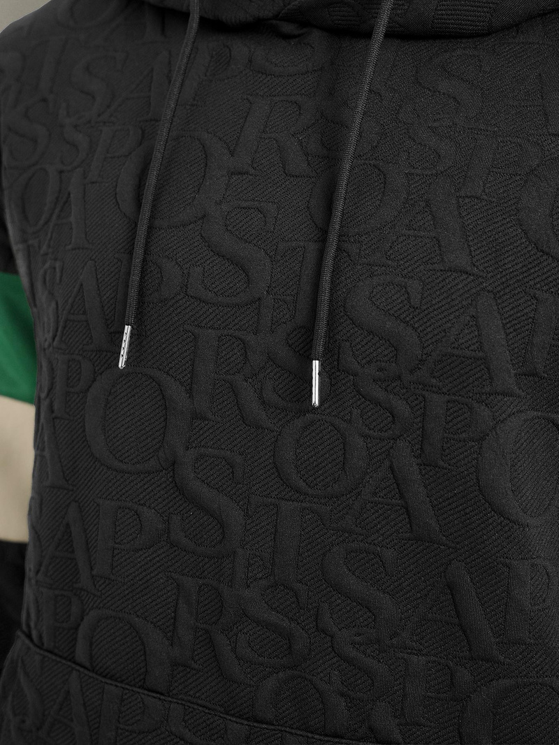 Hanorac bărbați negru OZONEE JS/3B578