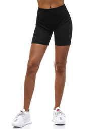 Pantaloni scurți sportivi pentru femei negru OZONEE O/54508
