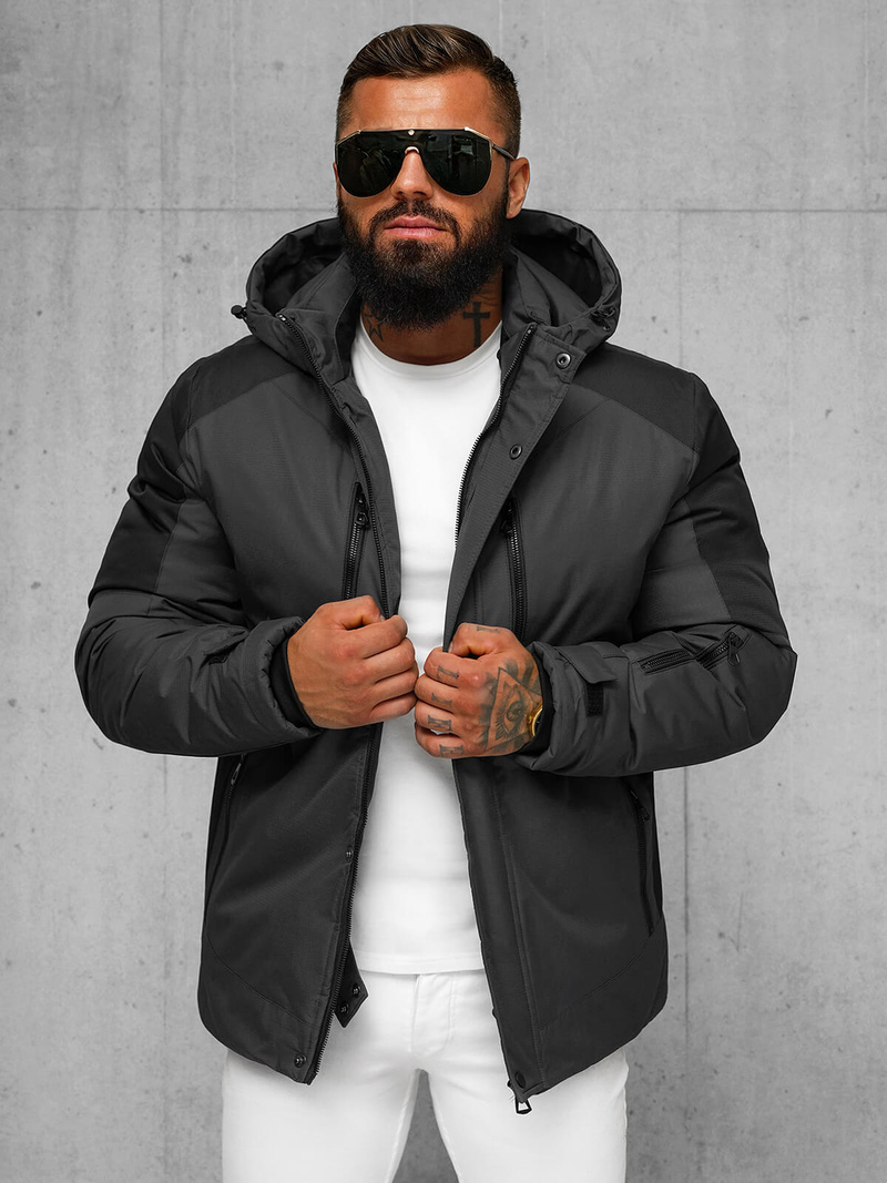 Geacă bărbați antracit OZONEE JS/91M9902/105Z