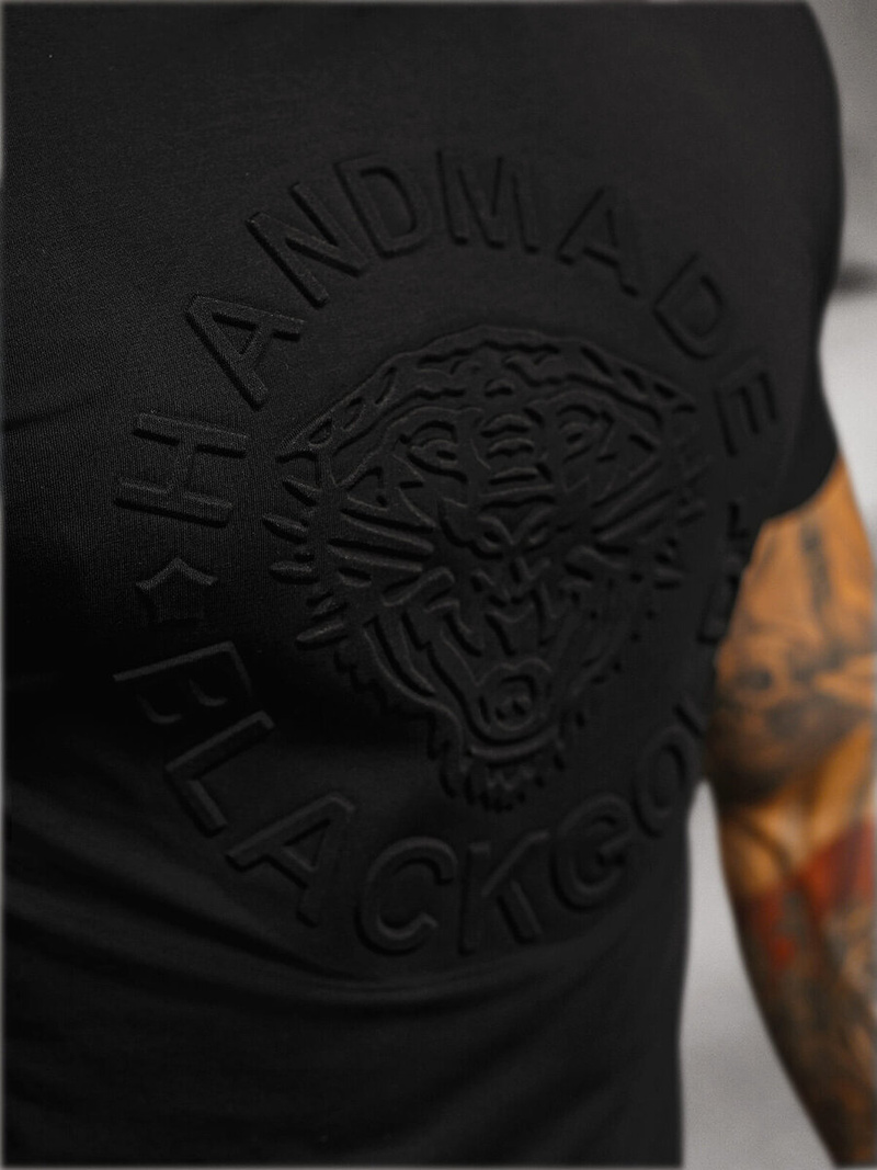 Tricou bărbați negru OZONEE NB/MT3056Z