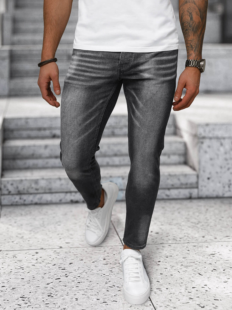 Blugi bărbaţi antracit OZONEE NB/MP0199GS