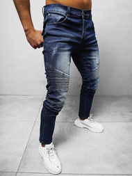 Blugi bărbaţi albaștri OZONEE NB/MP0028B