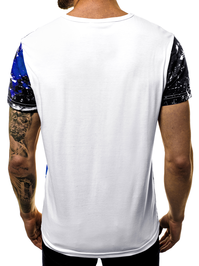 Tricou bărbați albastru OZONEE JS/SS10929