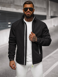 Jachetă softshell bărbați neagră OZONEE JS/5M3105/392Z