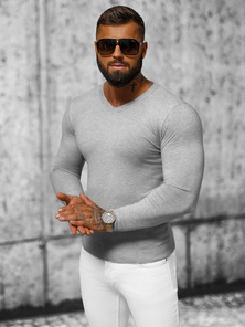 Pulover bărbați gri OZONEE NB/MMB601/2Z