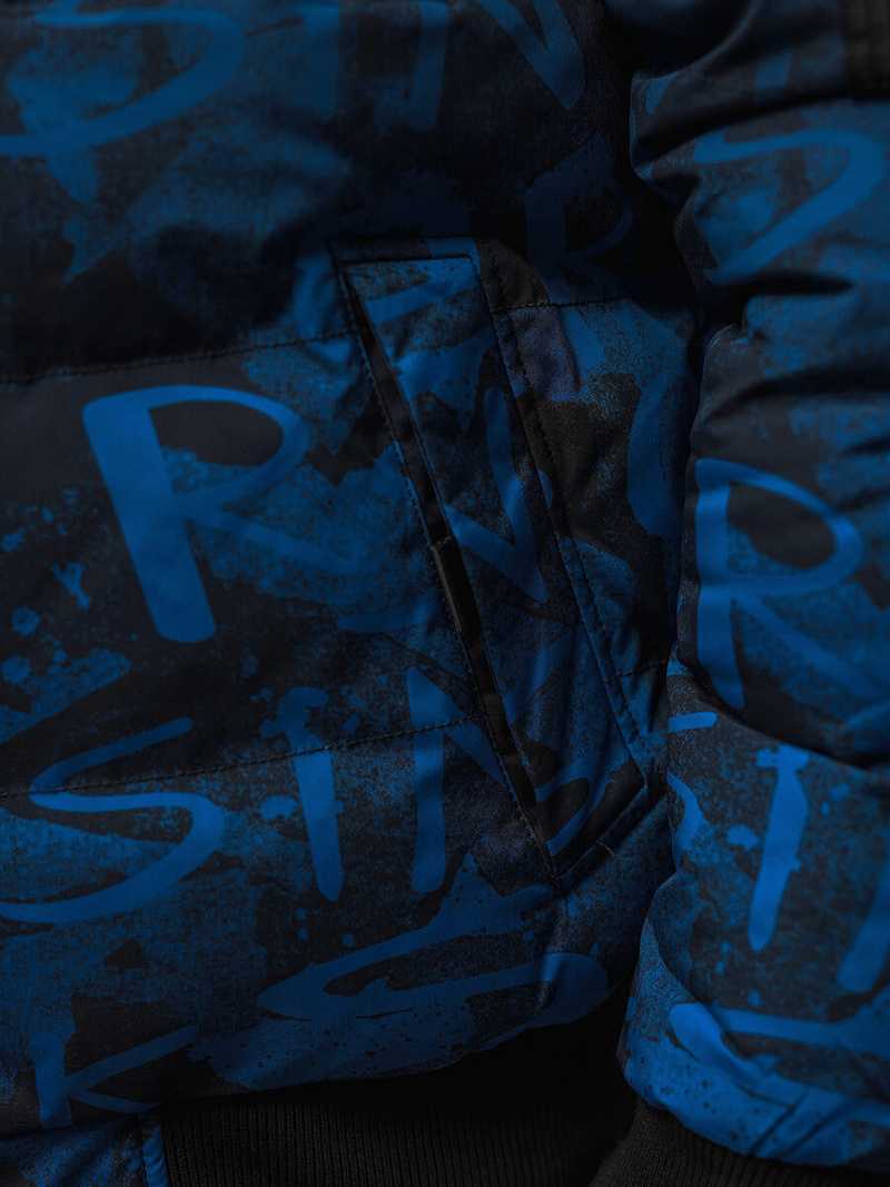 Geacă bărbați albastru marin OZONEE JS/27M8102