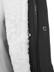 Geacă de iarnă parka bărbați neagră-albă OZONEE O/5832Z