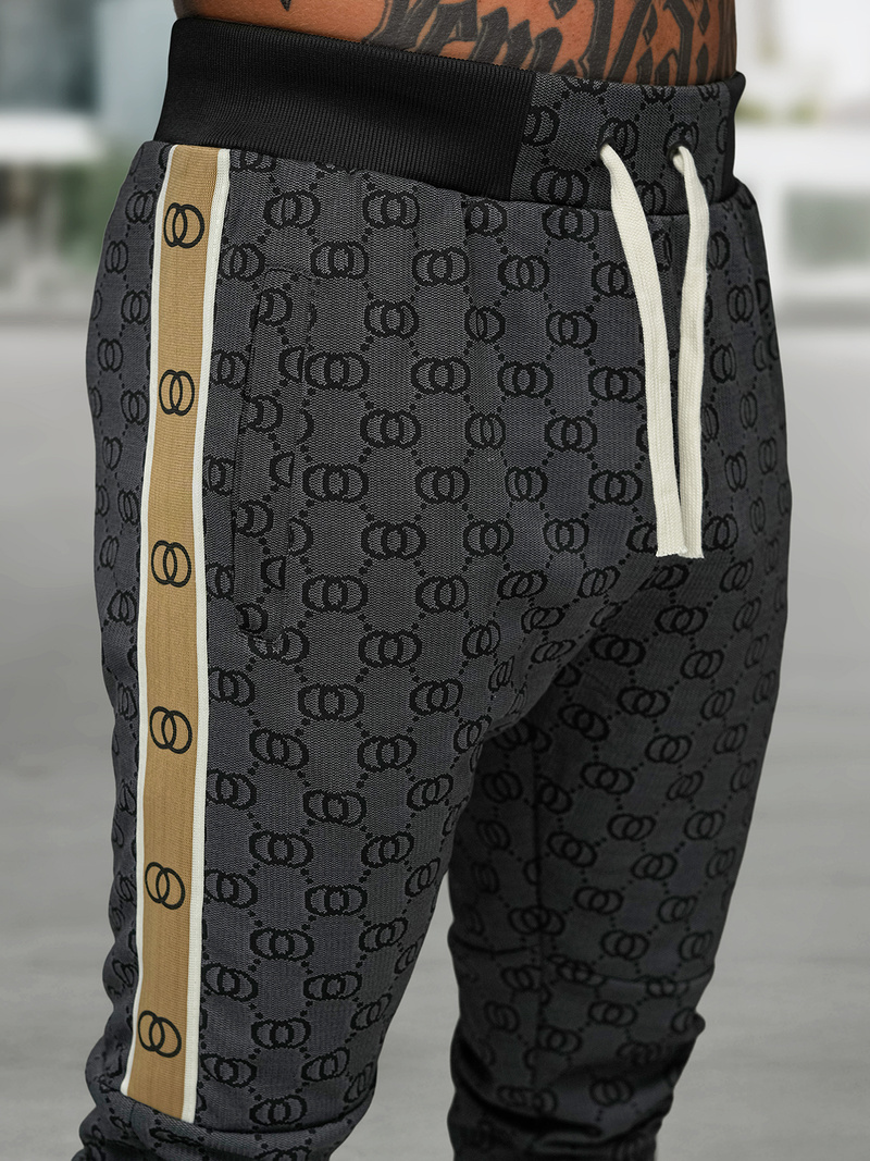 Compleu sport bărbaţi negru OZONEE O/FF5110AB