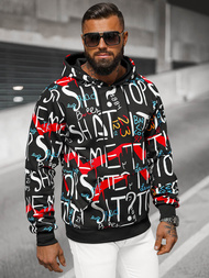 Hanorac bărbați negru OZONEE JS/8B1233/3