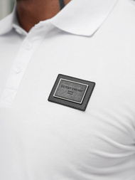 Tricou polo bărbați alb OZONEE NB/MT3124