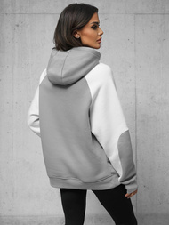 Hanorac oversize gri OZONEE O/SWE23037Z