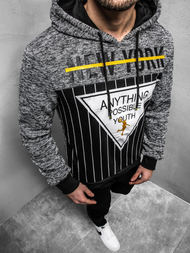 Hanorac bărbați gri OZONEE JS/KS1907Z