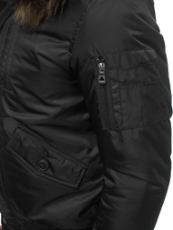 Jachetă bărbați neagră OZONEE O/99123