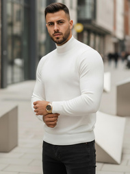 Pulover bărbați alb OZONEE V/V24503