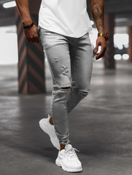 Blugi bărbaţi gri OZONEE O/WE1090