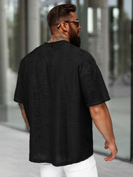 Tricou bărbați negru OZONEE O/B1149