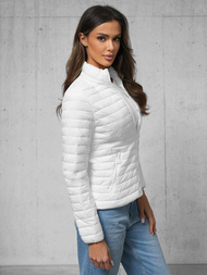 Geacă de femei albă OZONEE O/H117Z