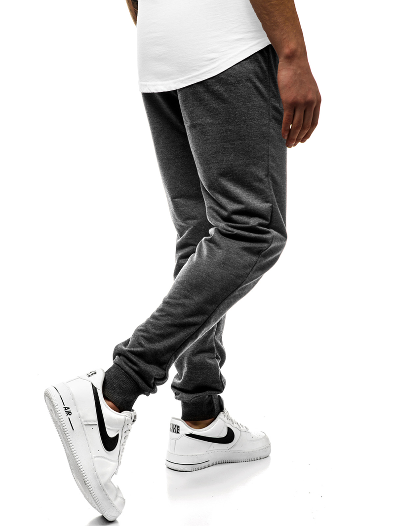 Pantaloni de trening bărbaţi antracit JS/XW007S
