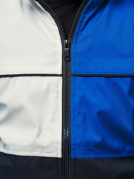 Jachetă de primăvară bărbați albastru marin OZONEE JS/84M3003/215