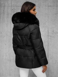 Geacă de femei neagra OZONEE JS/16M9206/392Z