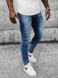 Blugi bărbaţi albaștri deschis OZONEE NB/MP0021BCZ