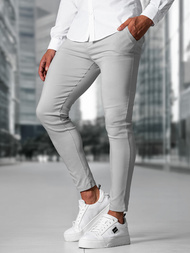 Pantaloni Chino Bărbaţi Gri OZONEE O/P4049Z