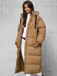 Geacă de femei camel OZONEE JS/5M3163/84Z