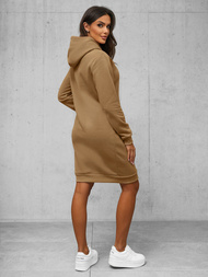 Hanorac femei bej închis OZONEE JS/YS10005/91Z