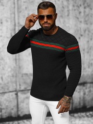 Pulover bărbați negru OZONEE L/2194Z