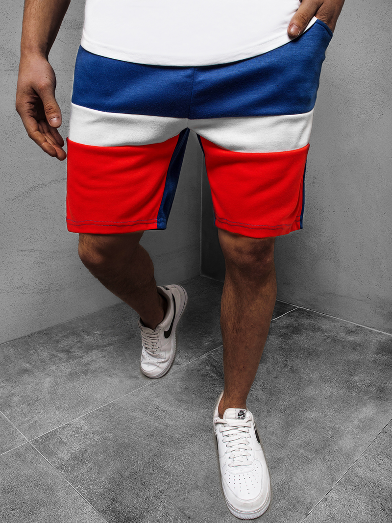 Pantaloni scurți sport bărbați albaștri OZONEE JS/81017Z