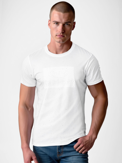 Tricou bărbați alb OZONEE O/QQ1390Z