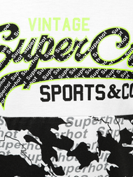 Tricou bărbați alb OZONEE JS/KS1981