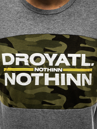 Tricou bărbați antracit OZONEE JS/SS10976Z