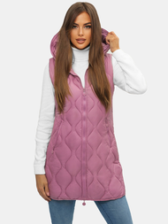 Vestă femei roz OZONEE O/H928/38