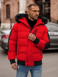 Geacă bărbați roșie OZONEE O/M798Z