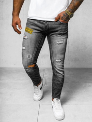 Blugi bărbaţi negri OZONEE NB/MP0047NZ