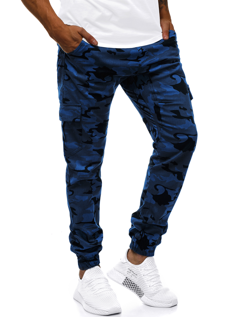 Pantaloni jogger bărbați bleumarin OZONEE A/404