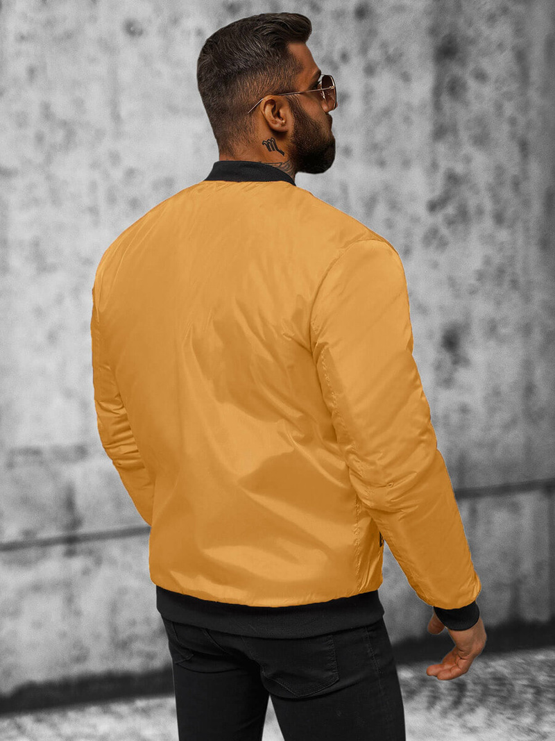 Jachetă bărbați camel OZONEE JS/AK95Z