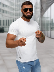 Tricou bărbați alb OZONEE O/QQ1388